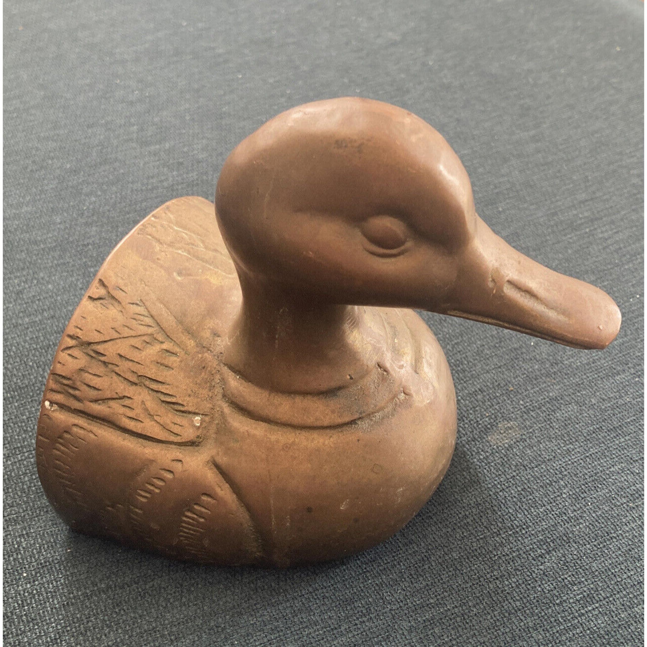 Brass Mallard Duck Bookend (single)