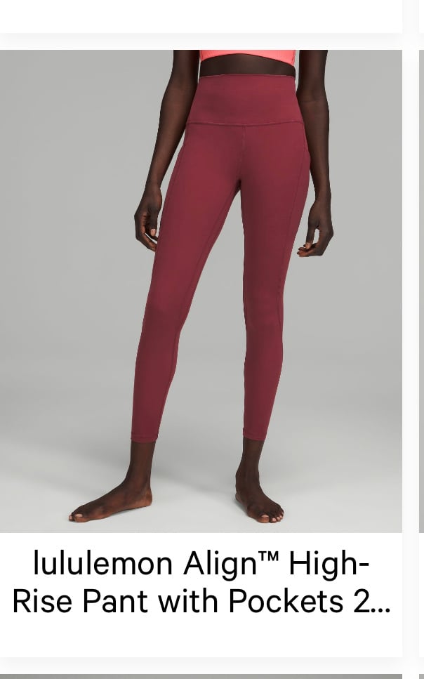 lululemon align leggings size 4