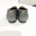 Ferragamo Gray Black Leather Loafers 9 3A
