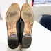 Ferragamo Gray Black Leather Loafers 9 3A