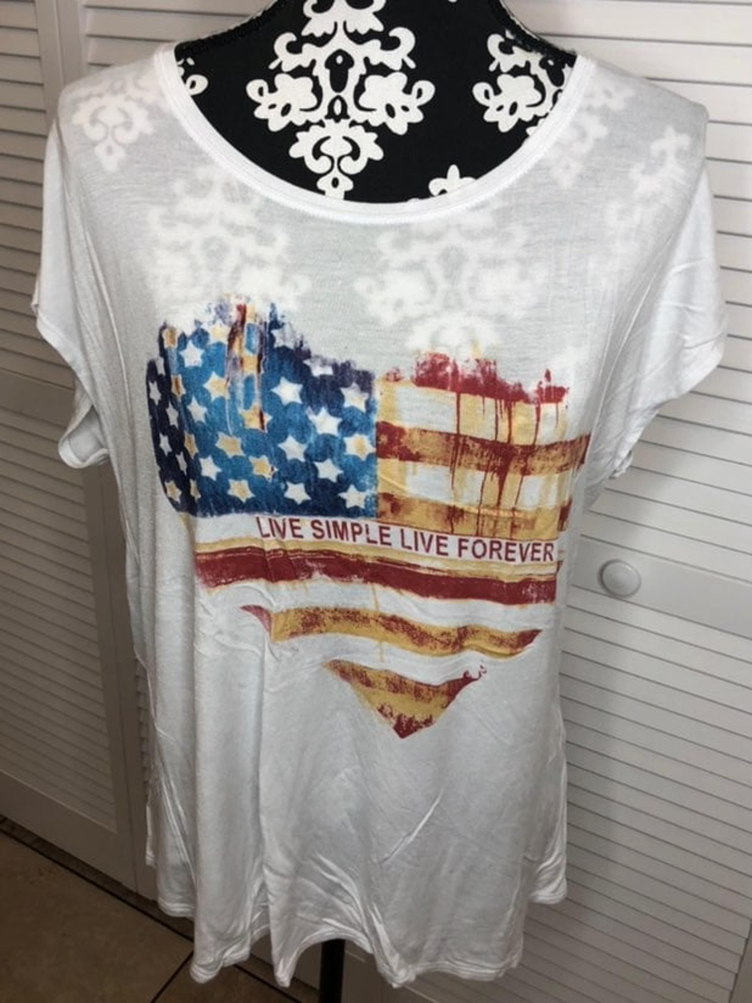 Jeans by Buffalo Live Simple Live Forever T Shirt XL
