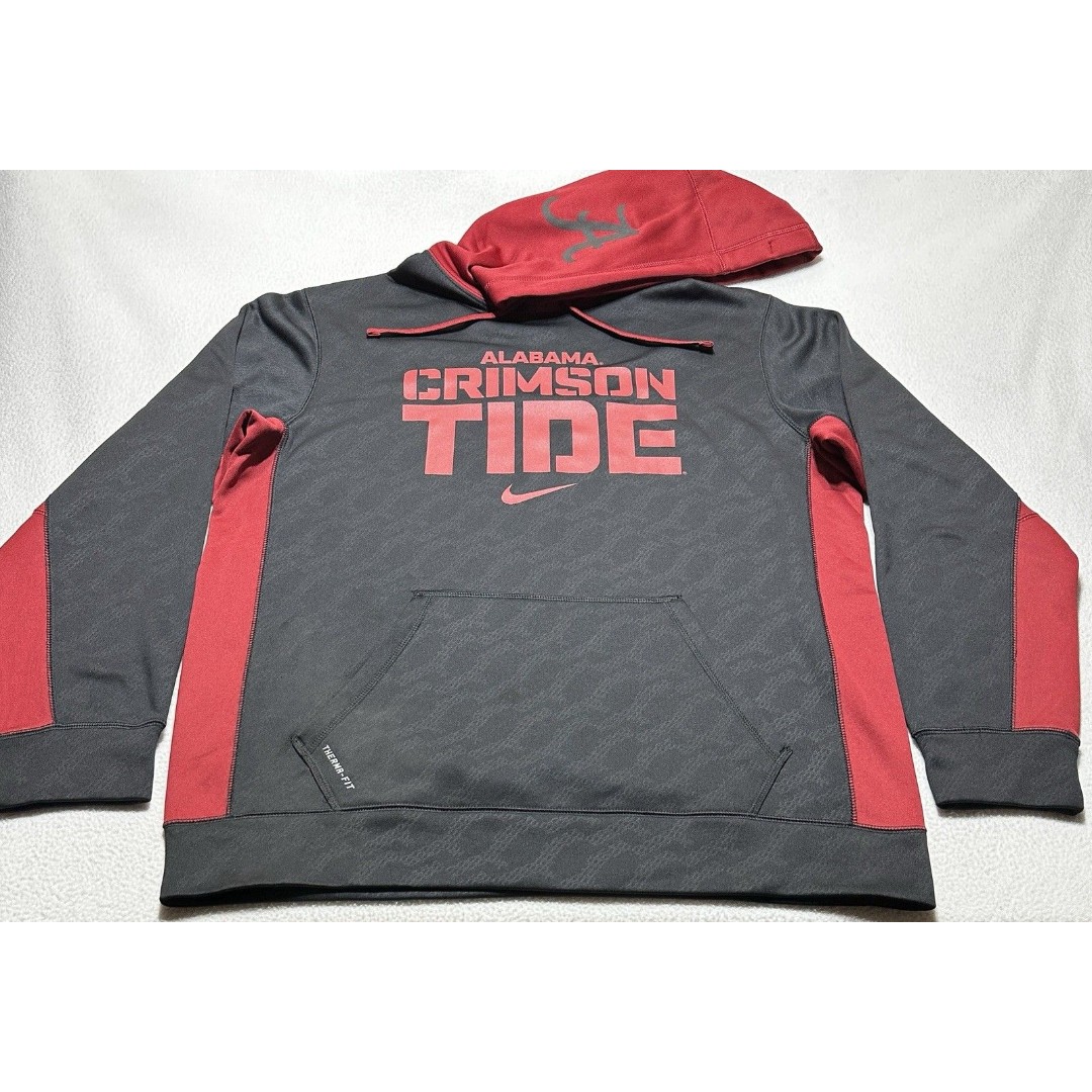 Alabama Crimson Tide Therma Fit Hoodie University Pullover Hood Football