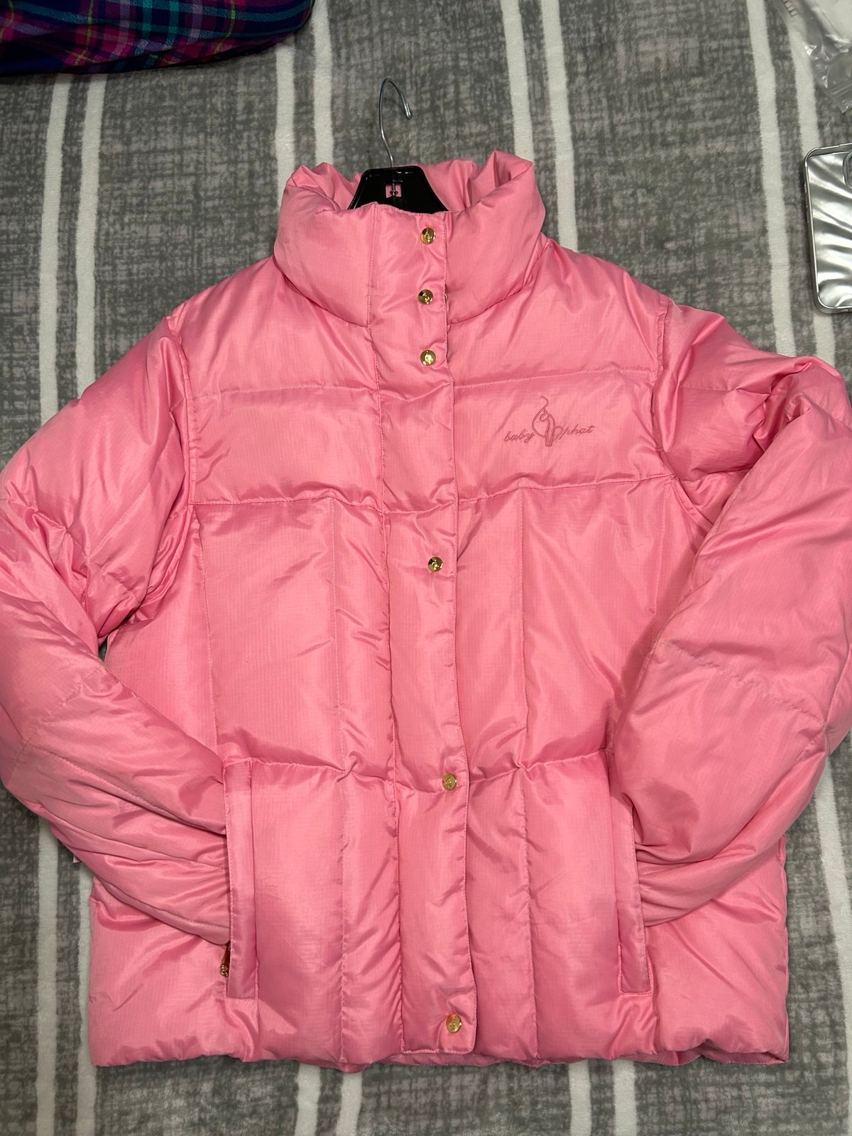 Chaqueta Puffer Rosa Baby Phat