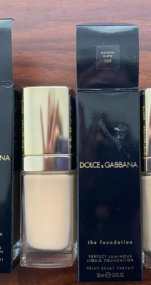 Dolce & Gabbana Perfect luminous Liquid Foundation 100 NATURAL GLOW BNIB