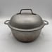 Vintage Century Silver Seal 7 Hammered Cast Aluminum Dutch Oven W/Lid USA