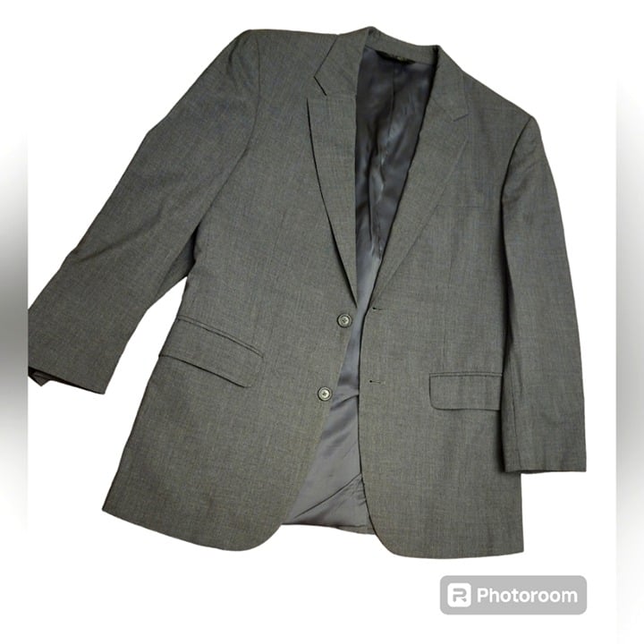 VINTAGE MENS BLACK JOS A BANK SIGNATURE COLLECTION 2 PIECE SUIT SET