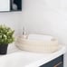 Woven Basket Macrame Storage Basket for Toilet Tank Top Boho Decor
