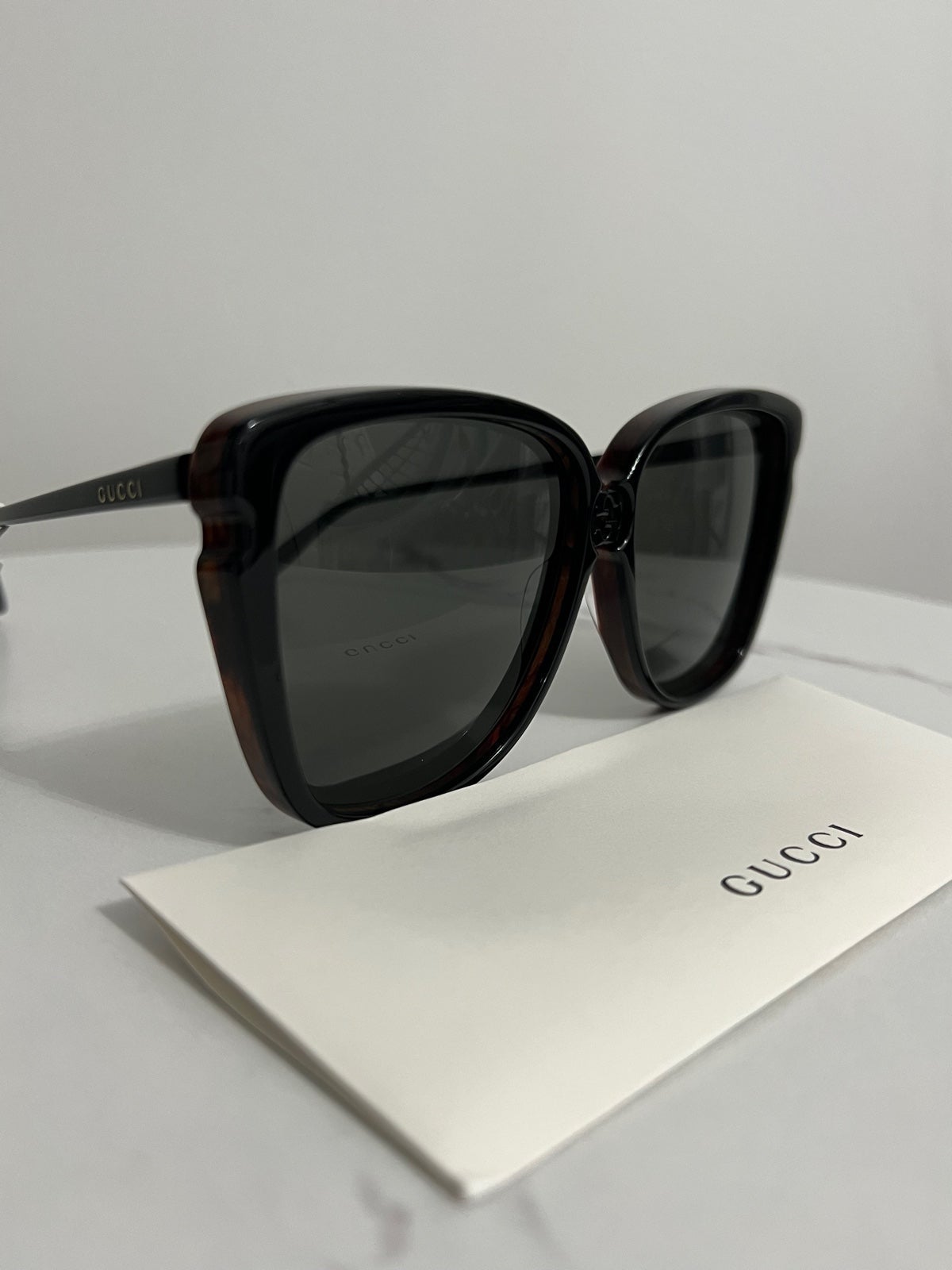 Gucci Square Cat Eye Sunglasses
