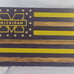 Michigan Wolverines Wood Flag - 20x12 Inches
