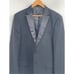 Mantoni Tuxedo Jacket Blazer Suit Men Size 42 L Black Satin Notch