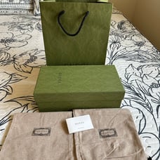 Gucci Gift Box. Including Everything In Pics. Pls See Pics For Size