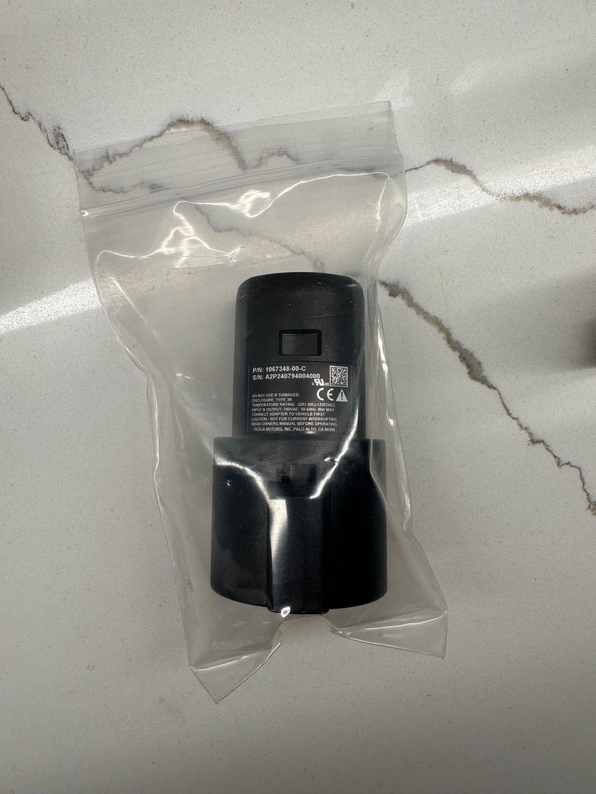Tesla Charging Adapter P/N 1067348-00-C