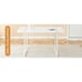 Cream MDF Dining Table for 4-6 People | White Metal Legs