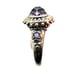 Barbara Bixby Womens Ring Sterling Silver 18K Gold Size 9 Domed Amethyst