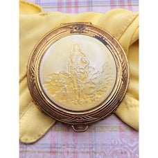 Vintage Mayfair The (Not-So) Blue Boy Mesh compact By Evans
