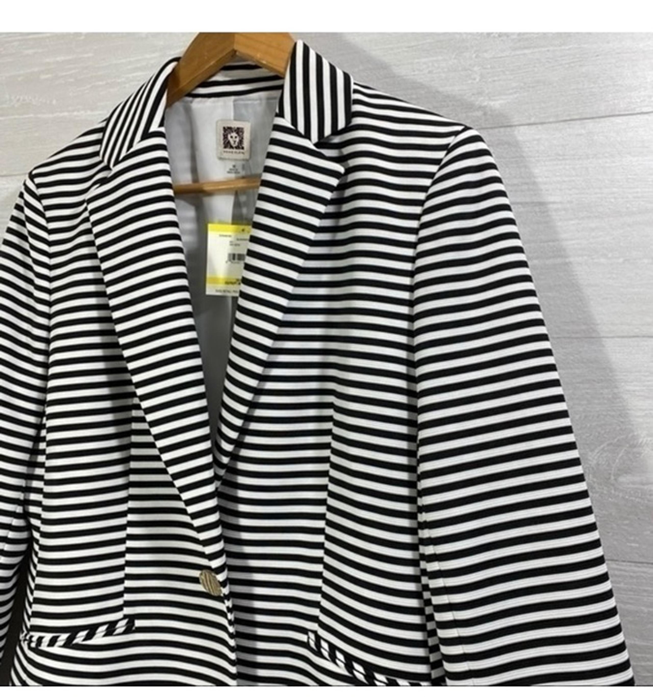 NWT Anne Klein jacket/blazer size large color black and white