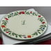 Lenox Holiday Party Plates 6 Set of 4 NIB Monogrammed with L Christmas