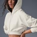 Alo Sweet Escape Cropped Zip up Hoodie
