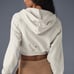 Alo Sweet Escape Cropped Zip up Hoodie