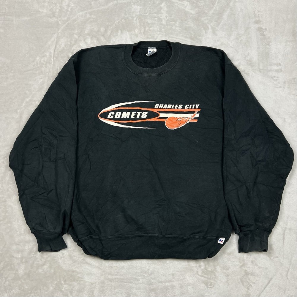 Vintage Russell Athletic Charles City Comets Sweatshirt Men's Large