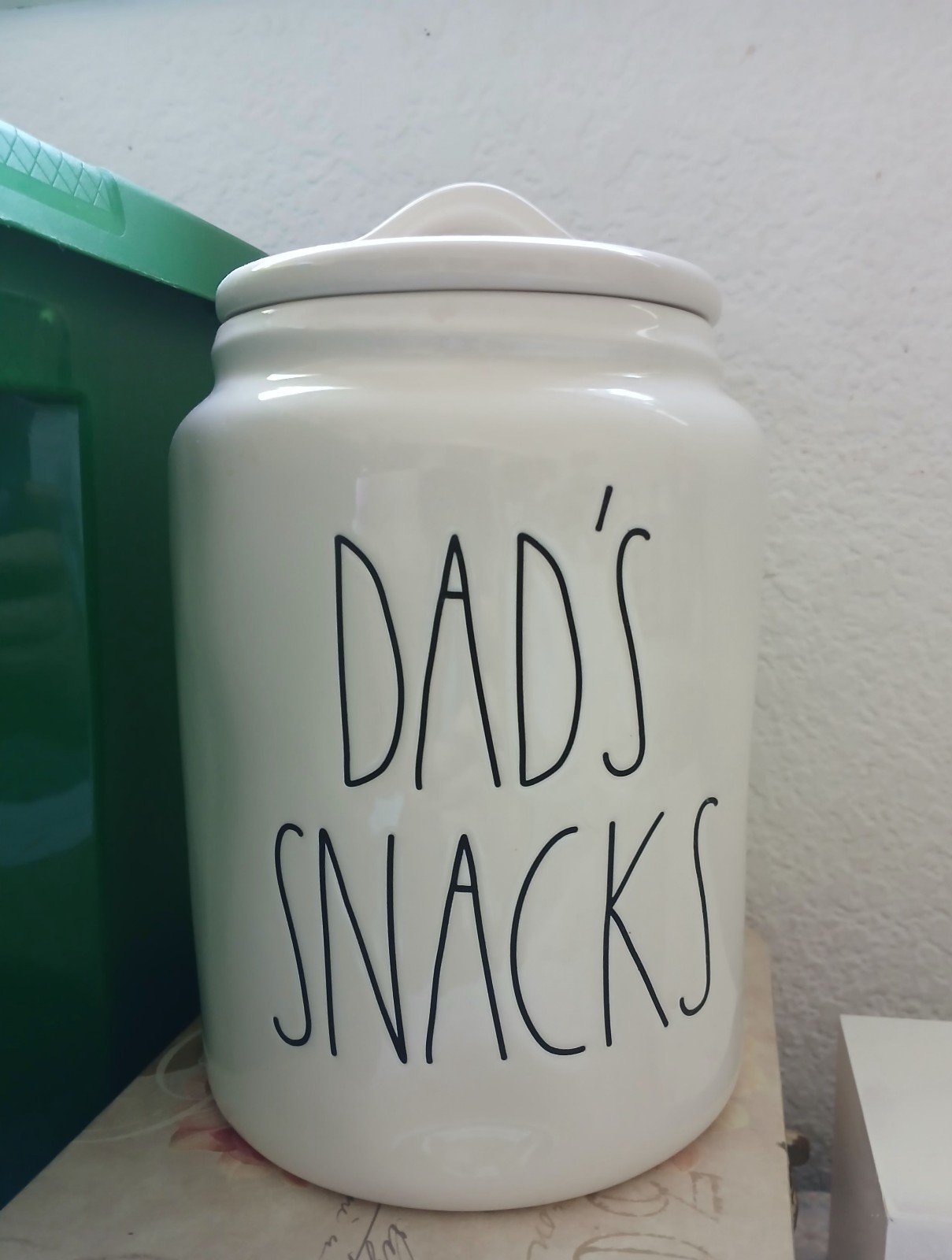 Rae Dunn Dads Snacks large canister