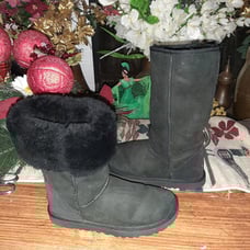 GG Classic Tall Boots for Women, Size 7 Black