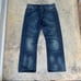 VTG Y2k Mens Size 38 Ed Hardy Denim Skull/Snake Tattoo Baggy Fit Jeans -2009