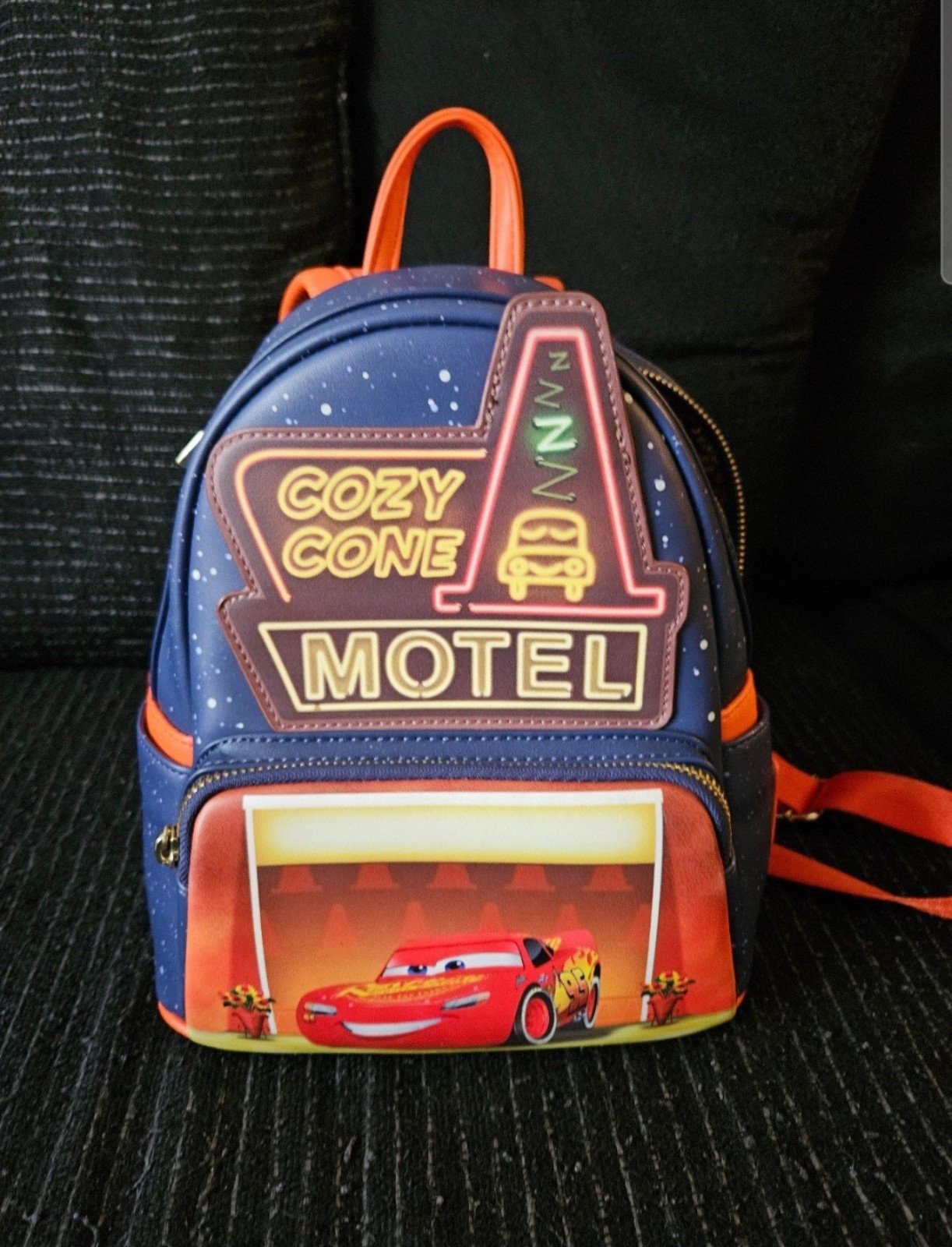 Loungefly Disney Pixar Moments Cars Cozy Cone Backpack