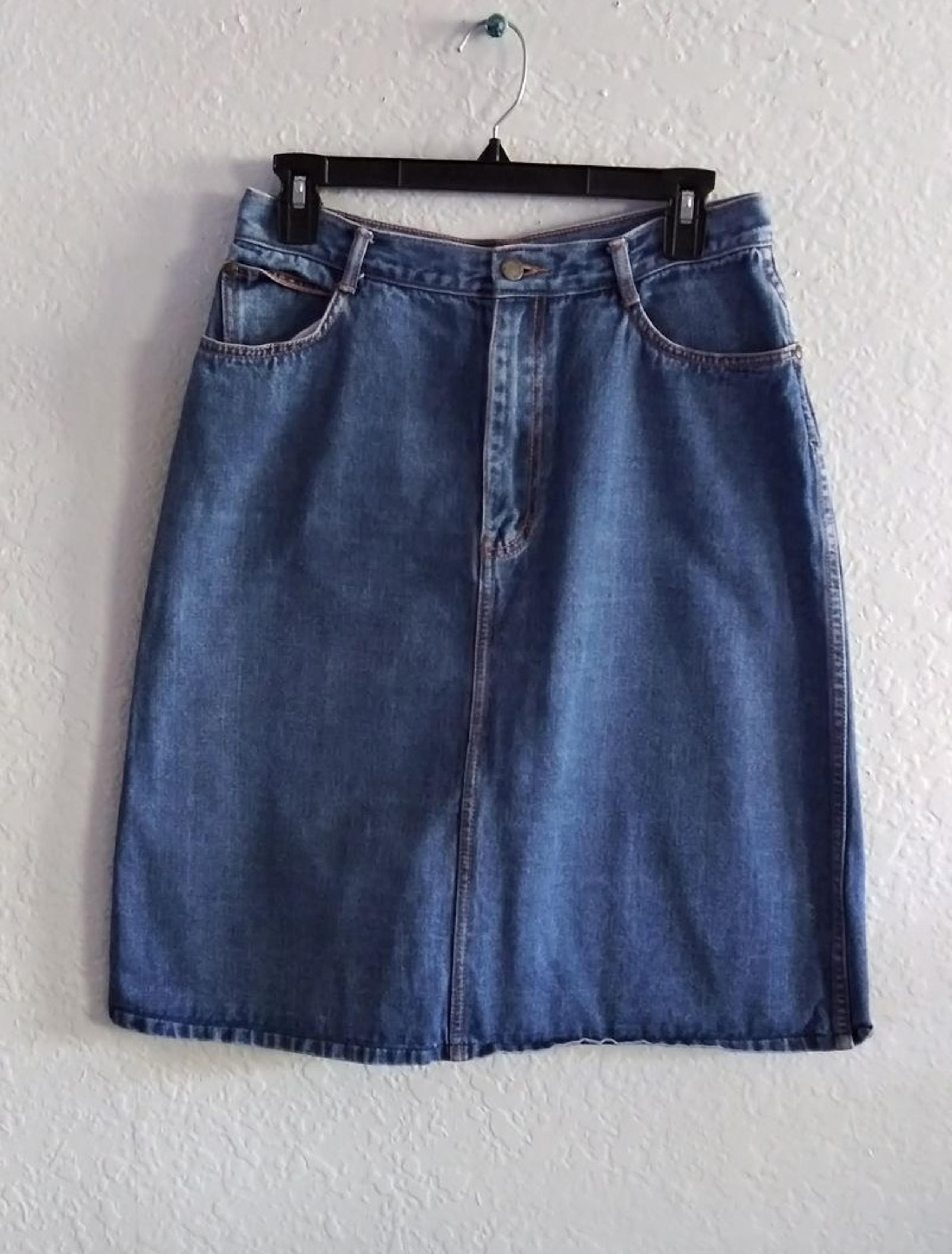 12 Vintage PS Gitano Denim Skirt Women's