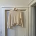 MADEWELL Wide Rib Turtleneck Antique Cream Sweater, Size XS, NWT 98