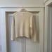 MADEWELL Wide Rib Turtleneck Antique Cream Sweater, Size XS, NWT 98