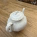 Stained and crazed ironstone teapot warranted M.T.&K. Stamp