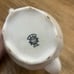 Stained and crazed ironstone teapot warranted M.T.&K. Stamp