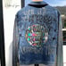 Eras Tour Ready: Dazzling Upcycled Se7en Jacket with Chic Design! Oversized Med
