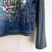 Eras Tour Ready: Dazzling Upcycled Se7en Jacket with Chic Design! Oversized Med