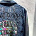 Eras Tour Ready: Dazzling Upcycled Se7en Jacket with Chic Design! Oversized Med
