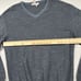 Ermenegildo Zegna Sweater Mens L Rayon Nylon Acryclic Blend Italy V Neck Texture
