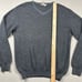 Ermenegildo Zegna Sweater Mens L Rayon Nylon Acryclic Blend Italy V Neck Texture