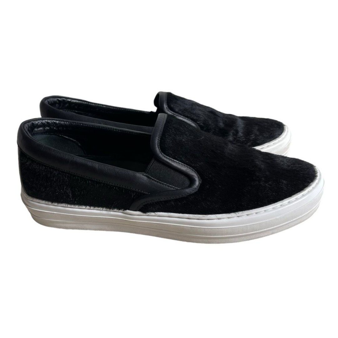 Salvatore Ferragamo Pony Hair Leather Sneaker Slip On Shoes Women’s Size 7.5