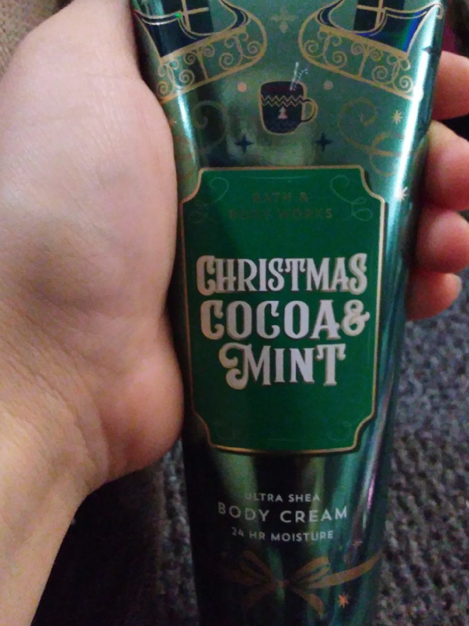 Bbw Christmas cocoa mint cream