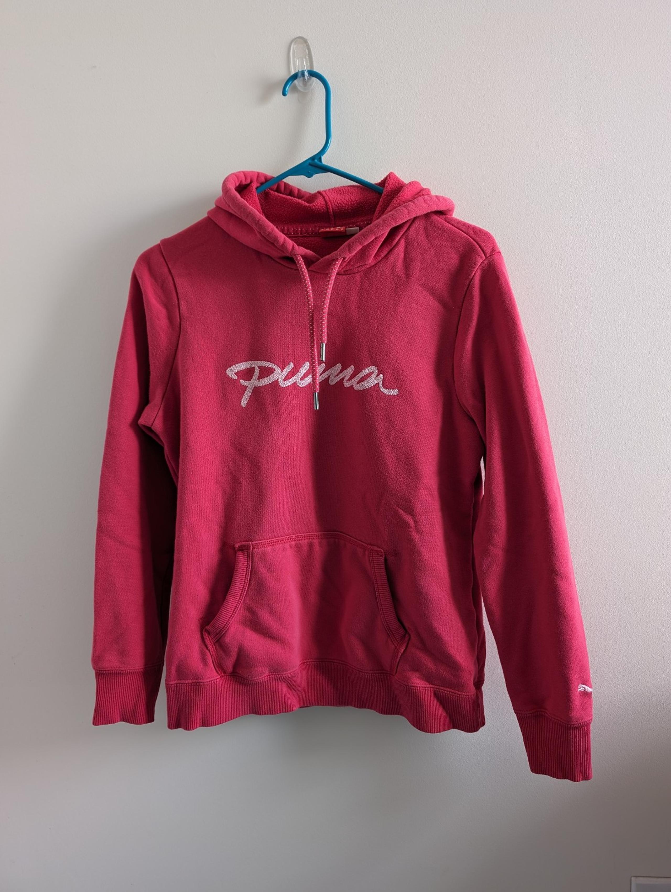 PUMA PINK hooded sweaters