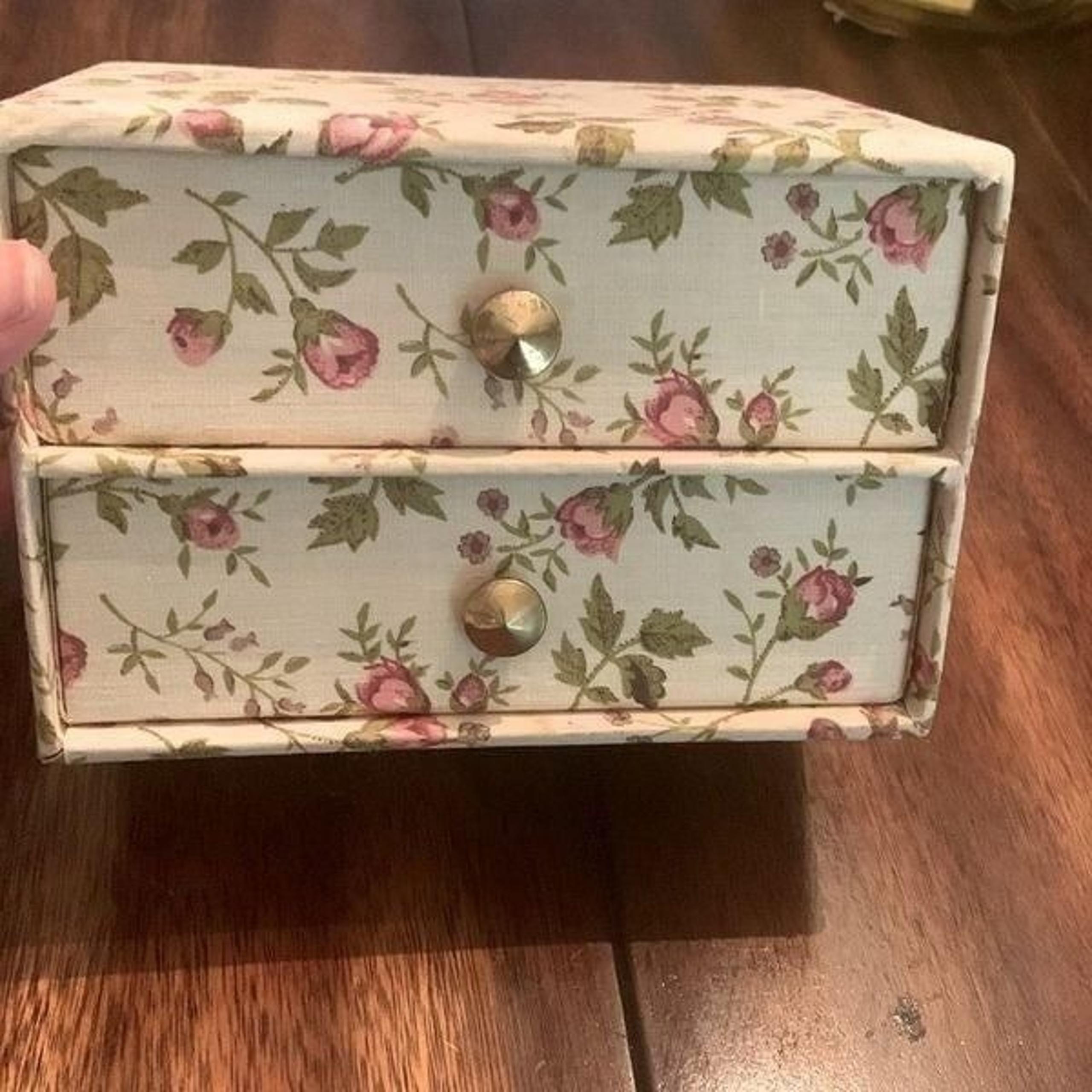 Vintage fabric   letter box (multi purpose) preloved ️GUC