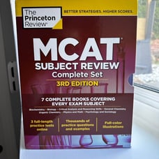 MCAT Princeton Review Complete Set