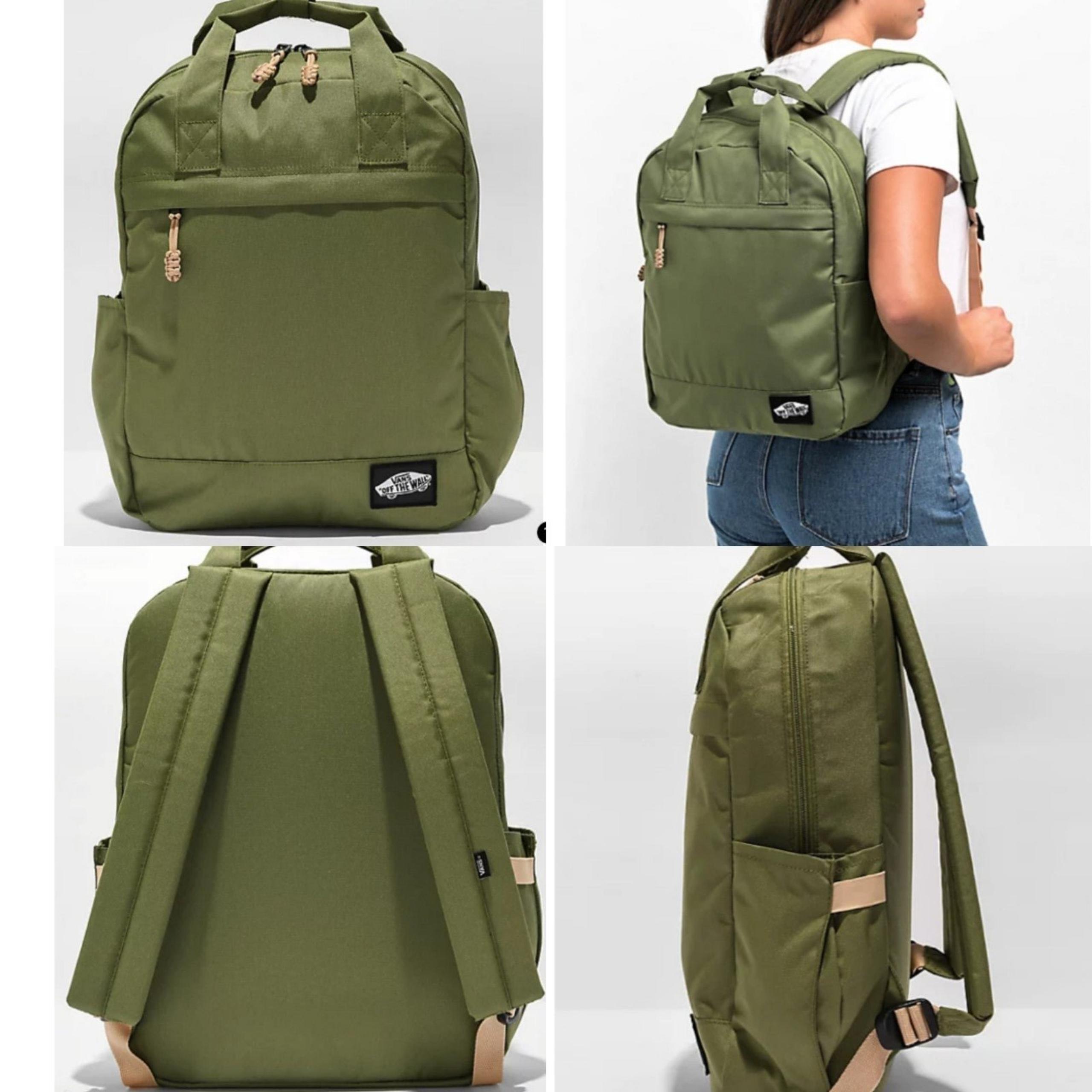 NEW! Vans Camden Loden Green Backpack NWT