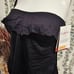 Cache Coeur Maternity Black Ruffle Trim Swimsuit Top - Size S