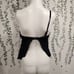 Cache Coeur Maternity Black Ruffle Trim Swimsuit Top - Size S