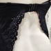 Cache Coeur Maternity Black Ruffle Trim Swimsuit Top - Size S