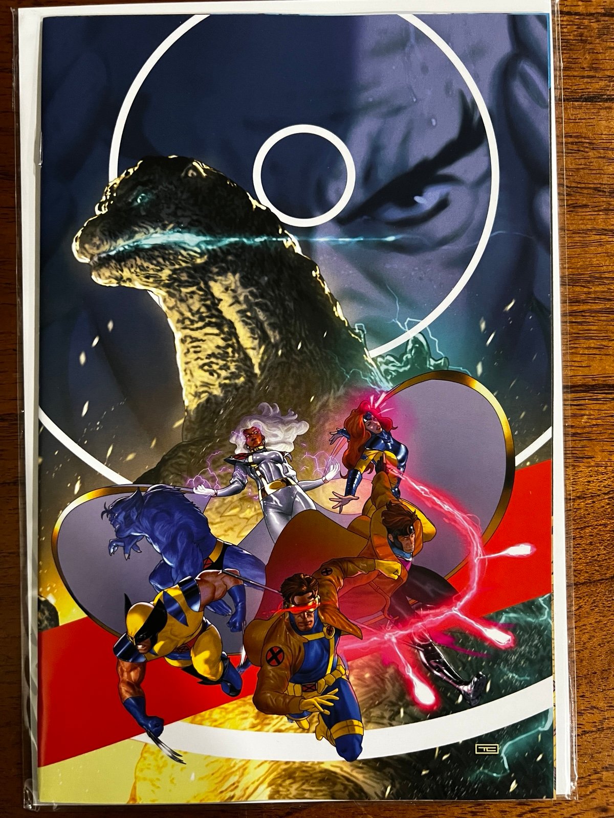 Godzilla vs. X-Men #1 (2025) 1:100 Taurin Clarke Virgin Variant Marvel Comics