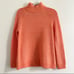 NWT Talbots Textured Stitch Sweater in Festive Coral Orange size Medium