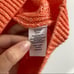 NWT Talbots Textured Stitch Sweater in Festive Coral Orange size Medium